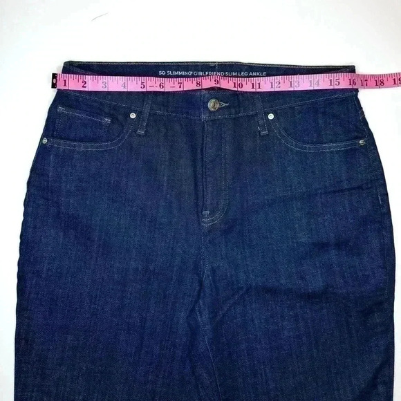 Chicos Womens So Slimming Girlfriend Slim Leg Ankle Jeans Size 30R - Picture 6 of 9